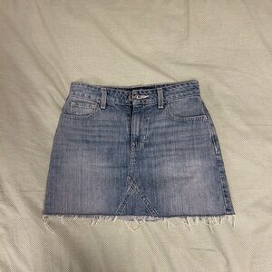 Hollister denim mini skirt